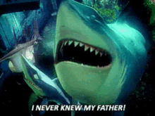 I Never Knew My Father Nemo GIF - I Never Knew My Father Nemo Shark GIFs
