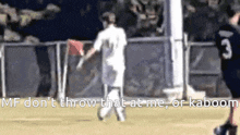 a soccer player with the number 3 on his back
