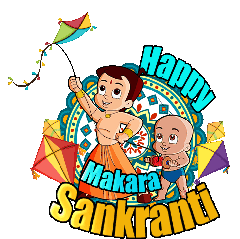 Happy Makara Sankranti Raju Sticker - Happy Makara Sankranti Raju Chhota  Bheem - Discover & Share GIFs