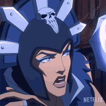 Panting Evil Lyn GIF - Panting Evil Lyn Masters Of The Universe Revelation GIFs