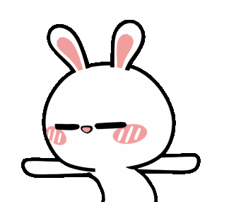 Bunny Dancing Sticker - Bunny Dancing Blushing Stickers