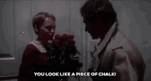 You Look Like A Piece Of Chalk! GIF - Pasty Pale White GIFs