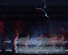a painting of a dog with a red nose