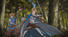 granblue fantasy anime fantasy knight female knight