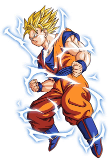 Goku All Forms Of Super Saiyans GIFs