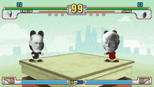 freud and jung are fighting in a video game with a score of 99