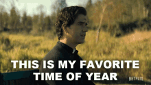 This Is My Favorite Time Of Year Father Paul GIF - This Is My Favorite Time Of Year Father Paul Hamish Linklater GIFs