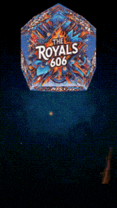 a colorful item with the royals 606 written on it