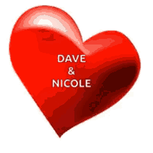 te amo heart love dave and nicole couple
