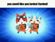 You Smell Like You Farded Yo Kai GIF - You Smell Like You Farded Yo Kai Yo Kai Watch GIFs