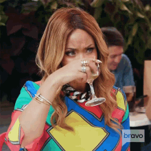 Drinking Gizelle Bryant GIF - Drinking Gizelle Bryant Real Housewives Of Potomac GIFs