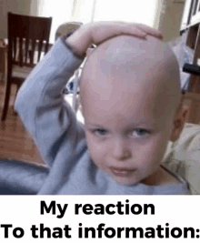 My Reaction To That Information Bald Baby GIF - My Reaction To That Information Bald Baby Bald GIFs