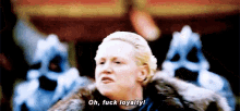 Brienne Of Tarth Game Of Thrones GIF - Brienne Of Tarth Game Of Thrones Fuck Loyalty GIFs