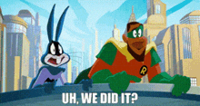 Space Jam Bugs Bunny GIF - Space Jam Bugs Bunny Uh We Did It GIFs