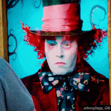 Johnny Depp Mad Hatter GIF - Johnny Depp Mad Hatter Alice Through The Looking Glass GIFs