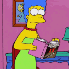 Marge Simpson Eating GIF - Marge Simpson Eating Paper GIFs