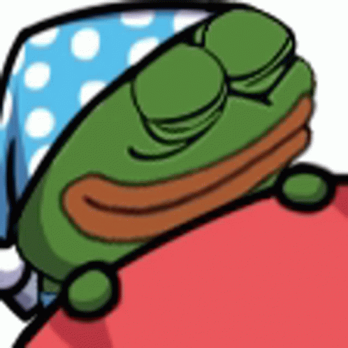 Bedge Pepe Sleep Sticker - Bedge Pepe Sleep - Discover & Share GIFs