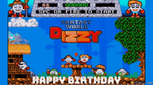 Dizzy Happy Birthday GIF
