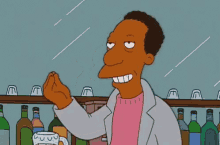 Carl Dice Que Está Delicioso GIF - Los Simpson Los Simpsons Rico GIFs