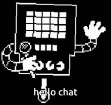 Hello Chat Mettaton GIF - Hello Chat Mettaton Mettaton Waving GIFs