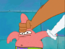 sandy cheeks from spongebob squarepants is giving a thumbs up to patrick star .