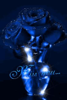 Blue Roses GIF - Blue Roses Miss GIFs