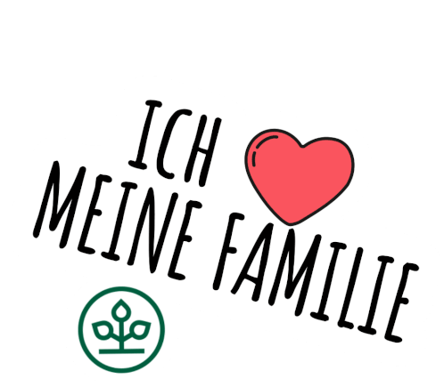 Love Heart Sticker - Love Heart Family Stickers