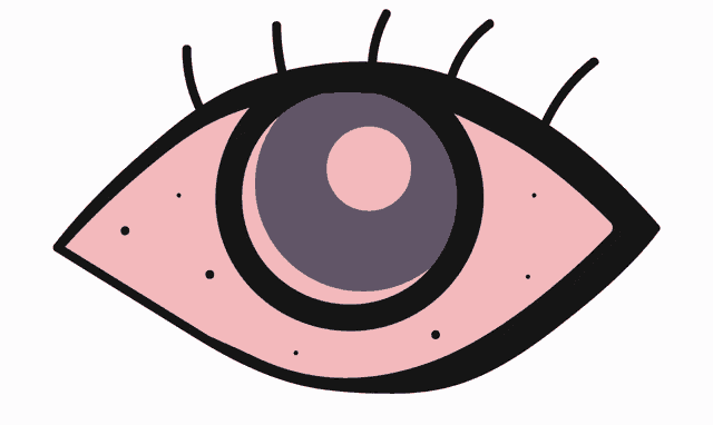 Tired Eye - Eyeball - Sticker