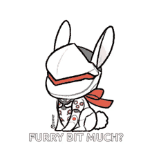 genji bunny overwatch furry furry bit much