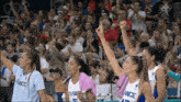 a group of female basketball players with france on their shirts