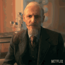 Drinking Reginald Hargreeves GIF - Drinking Reginald Hargreeves Colm Feore GIFs
