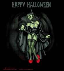 happy halloween costume witch