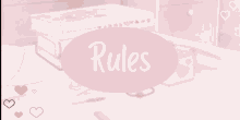 Rules Aesthetic GIF - Rules Aesthetic Discord Server GIFs
