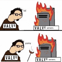 Valve Yummy GIF - Valve Yummy Server GIFs