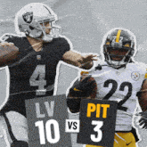 Pittsburgh Steelers (3) Vs. Las Vegas Raiders (10) Third-fourth Quarter Break GIF