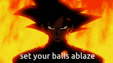 Kurai Goku Black Balls Ablaze GIF - Kurai Goku Black Balls Ablaze GIFs