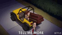Tell Me More Big Mouth GIF - Tell Me More Big Mouth I Want To Know More GIFs