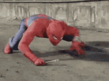 Weird Spiderman GIF