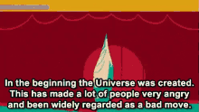 In The Beginning, The Universe Was Created - Which Was Regarded As A Bad Move - Hhgttg GIF