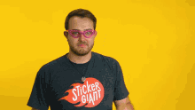 Stickergiant Let Me Take A Look GIF - Stickergiant Let Me Take A Look Looking For It GIFs