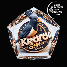 a logo for krotoli super gacor with a bird on it