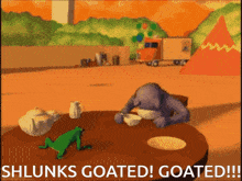 Shlunk Goated GIF - Shlunk Goated Laugh GIFs