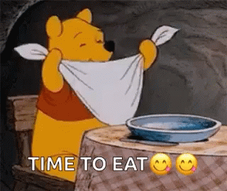 Ready For Dinner Lets Eat GIF - Ready For Dinner Lets Eat Winnie The Pooh GIFs