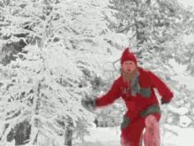 Running In Snow Tiring GIF - Running In Snow Tiring Jogging GIFs