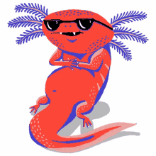 %C3%A1lvaro el axolotl summer vibes shades chilling relax