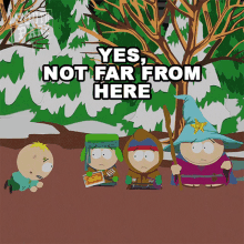 Yes Not Far From Here GIF - Yes Not Far From Here Butters GIFs
