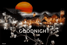 Good Night Night GIF - Good Night Night Flowers GIFs