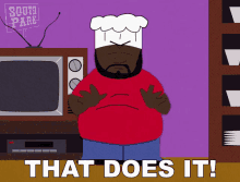 That Does It Chef GIF - That Does It Chef South Park GIFs