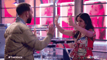 We Did It The Voice GIF - We Did It The Voice High Five GIFs