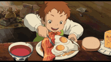 Howls Moving Castle Ghibli GIF - Howls Moving Castle Ghibli Ghibli Food GIFs